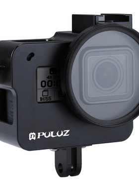 PULUZ胖牛GoPro6铝合金外壳多功能狗笼hero7（黑色）专用兔笼