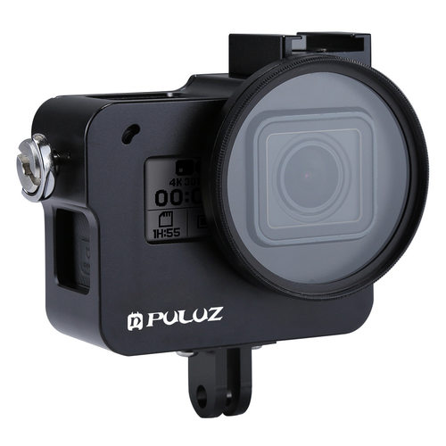 PULUZ胖牛GoPro6铝合金外壳多功能狗笼hero7（黑色）专用兔笼