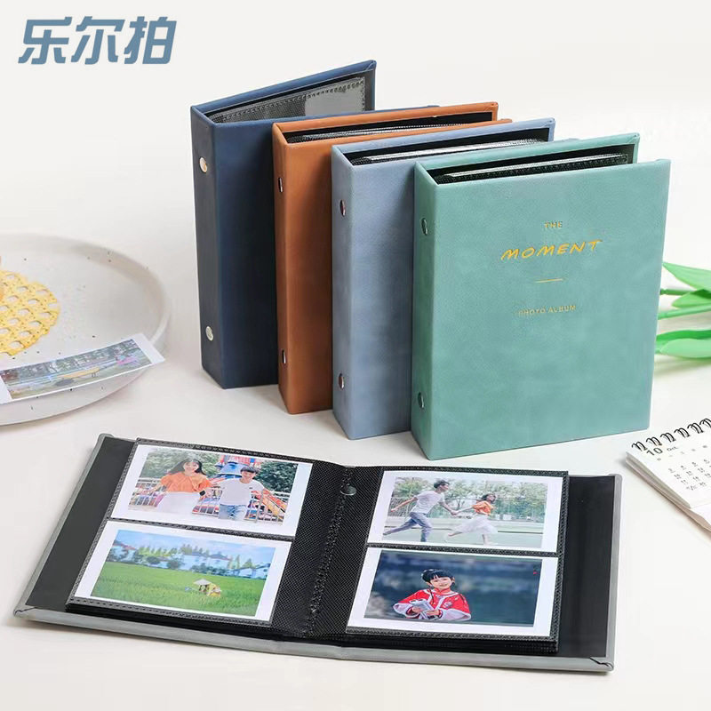 现货拍立得3寸照片绒面相册电影票专辑小卡收集本影集64入相册