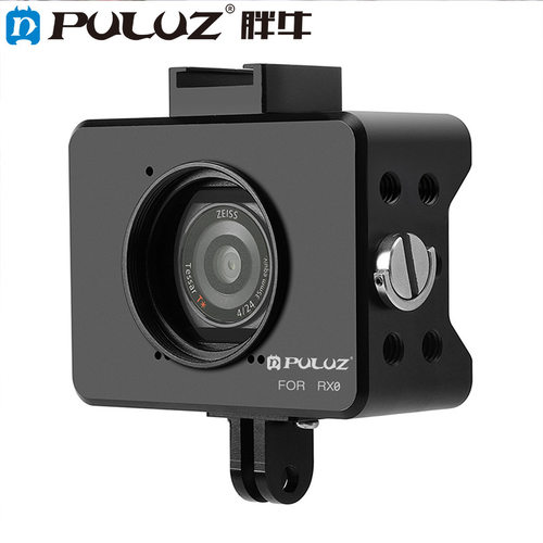 PULUZ胖牛适用于索尼RX0金属保护套金属兔笼带UV镜头螺丝底座