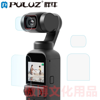 PULUZ胖牛适用于DJI大疆OSMOPOCKET29H镜头高清钢化玻璃膜