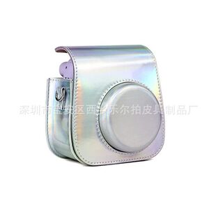 现货InstaxMINI11相机包炫彩银色粉色紫色拍立得包