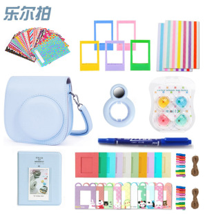现货适用富士拍立得Instax Mini 12 相机包相册相框贴纸11合1配件