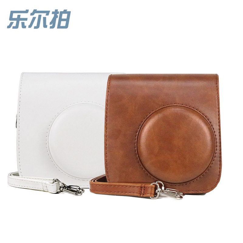 现货拍立得 instax mini7+ PU相机包皮套 复古合身保护皮套