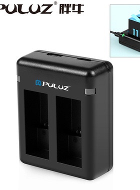 PULUZ胖牛适用于GoProHero12/11/HERO9/HERO10USB双充充电器