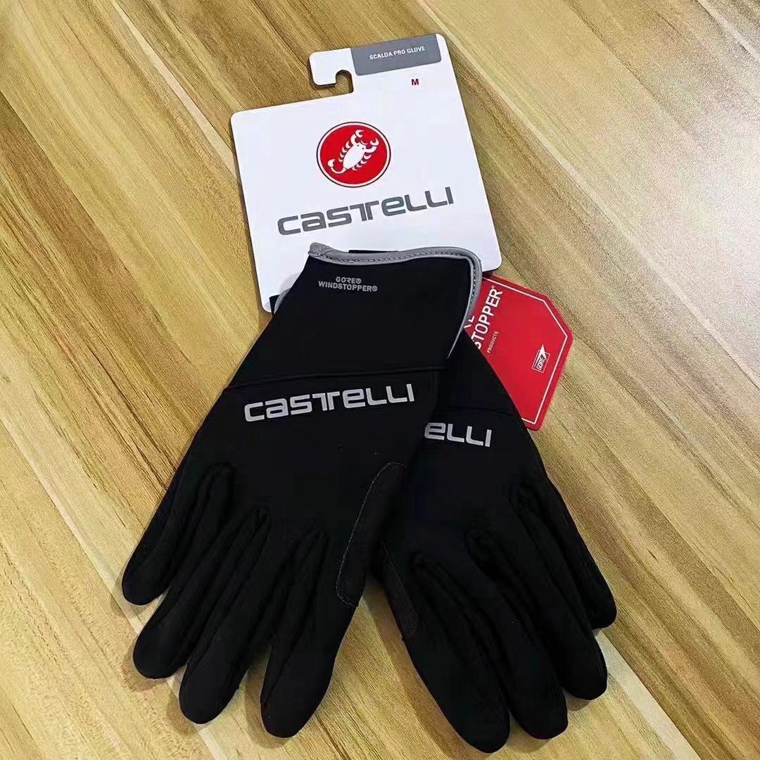 蝎子骑行手套Castelli SCALDA PRO GLOVE秋冬季防风防水抓绒保暖