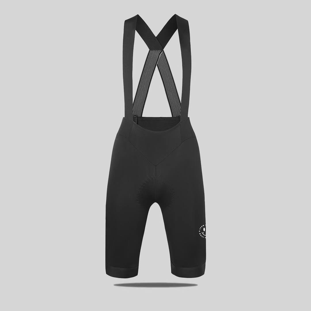 新品K-SNOW女款骑行裤正品意大利200密度双箭头坐垫骑行背带短裤