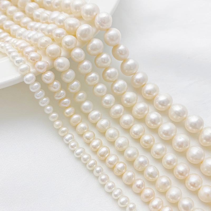 高品质天然淡水巴洛克珍珠葱头珠