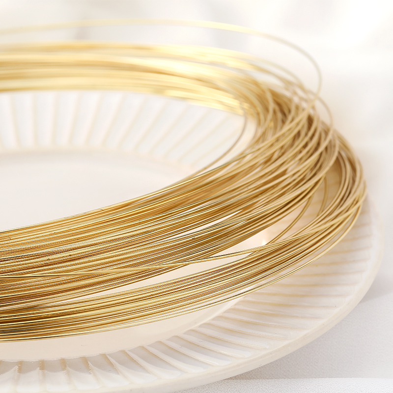 14K包金注金注银铜丝线半硬线