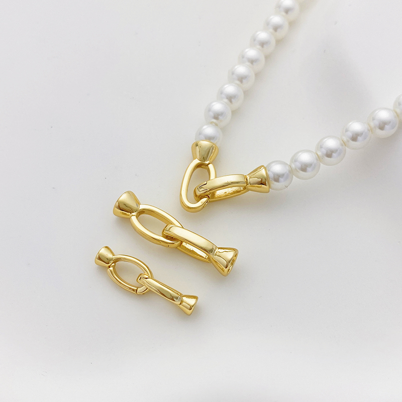 14K包金万能珍珠扣手链连接扣