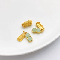 Зеленый нефритовый арахис 8*17 мм