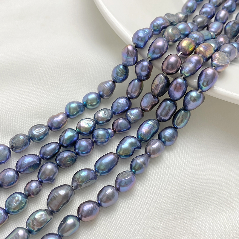 镀色天然淡水珍珠巴洛克异形珠