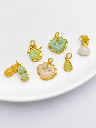 Подвеска ручной работы, ручка, браслет, ожерелье, аксессуар, аксессуары, золотой цвет, DIY