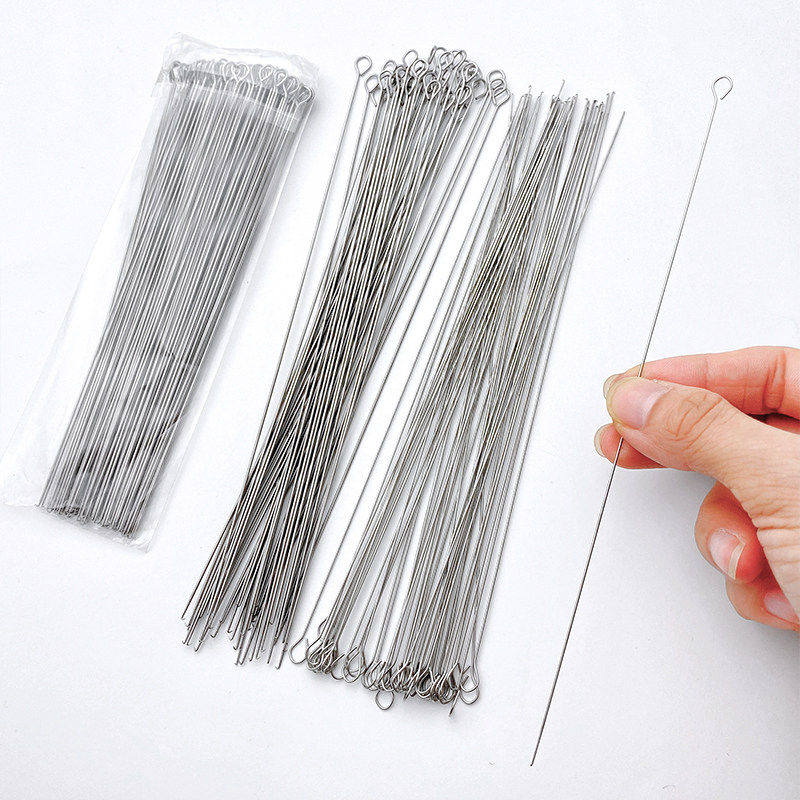 三通钩针文玩串珠穿线串珠针长钩针diy手工串手链项链专用工具针