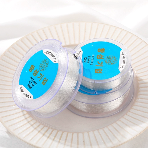 Импортная прозрачная эластичная леска ручной работы, бусины из жемчуга, аксессуар, аксессуары, в корейском стиле