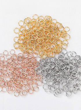 14K包金开口圈单圈手工diy制作手链项链收尾连接圈耳饰品材料配件