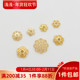 14K包金保色花托五瓣花珠托珠帽diy手工串珠手链项链饰品隔片配件