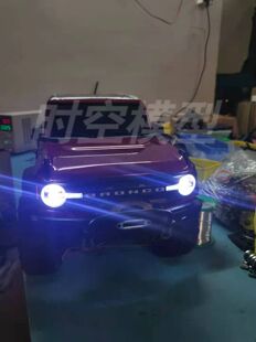 Traxxas TRX4烈马福特bronco灯组 联动灯 仿真车灯 攀爬车联动灯