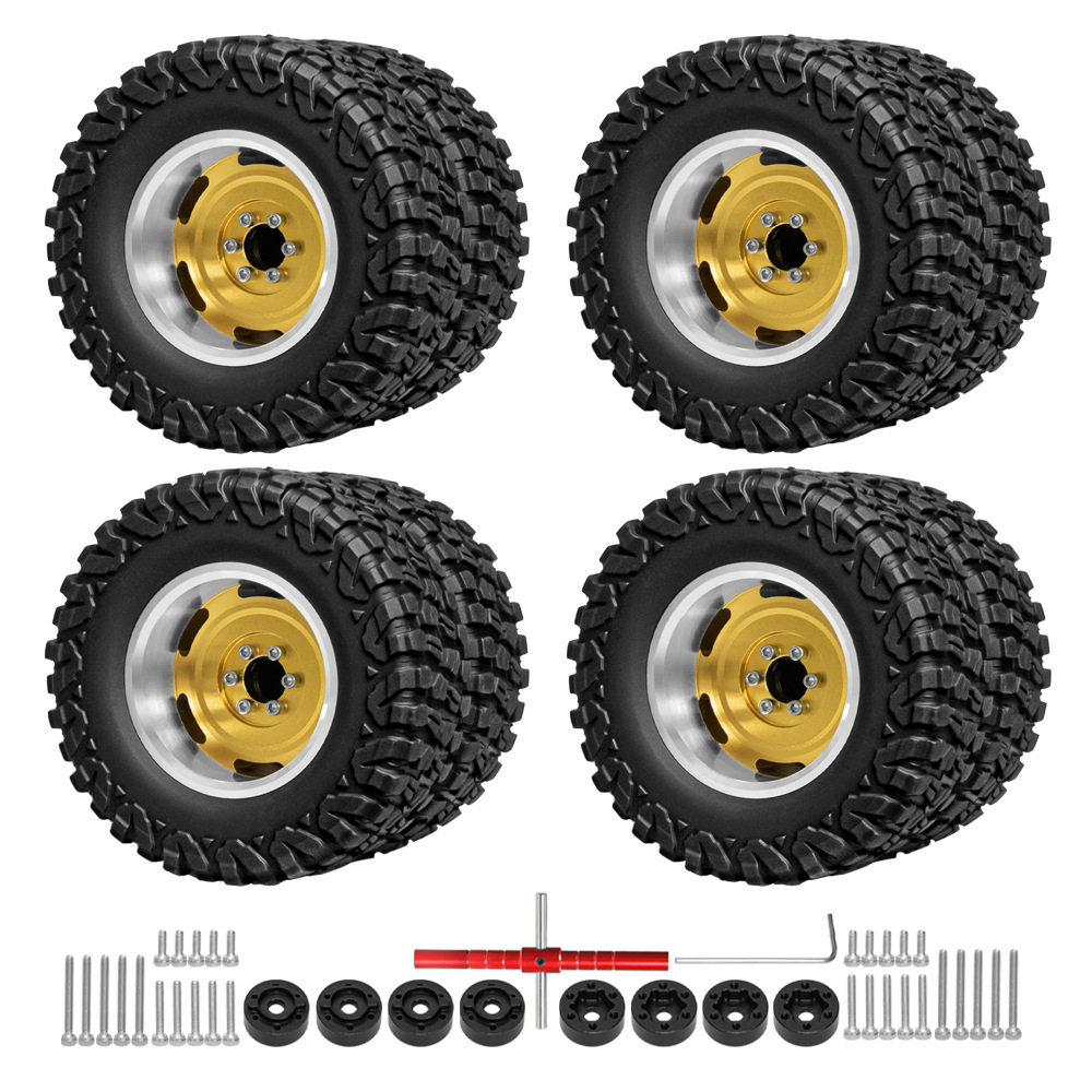 RC 1.45寸前后双轮毂百路驰胎1/18TRX4M 1/24SCX24 FMS Ascent-18