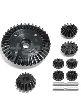 TAMIYA 田宫 XV02 TT02 TT02B 45号钢全套差速齿+主牙套装 钢齿