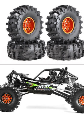Axial 1/10 RBX10越野管架四驱遥控攀爬车升级金属轮毂+勇士胎R68