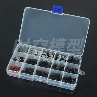 RC 遥控模型玩具车 修车工具 常用螺丝套装 空盒带m3螺丝 收纳盒