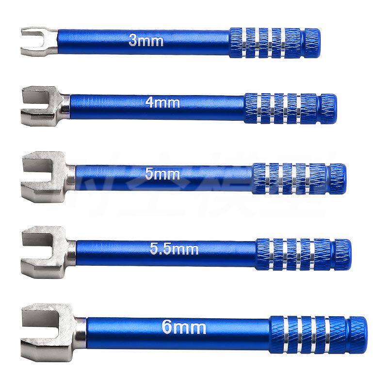 RC 3/4/5/5.5/6mm 中碳钢开口扳手工具 调车扳手 拉杆扳手 D339