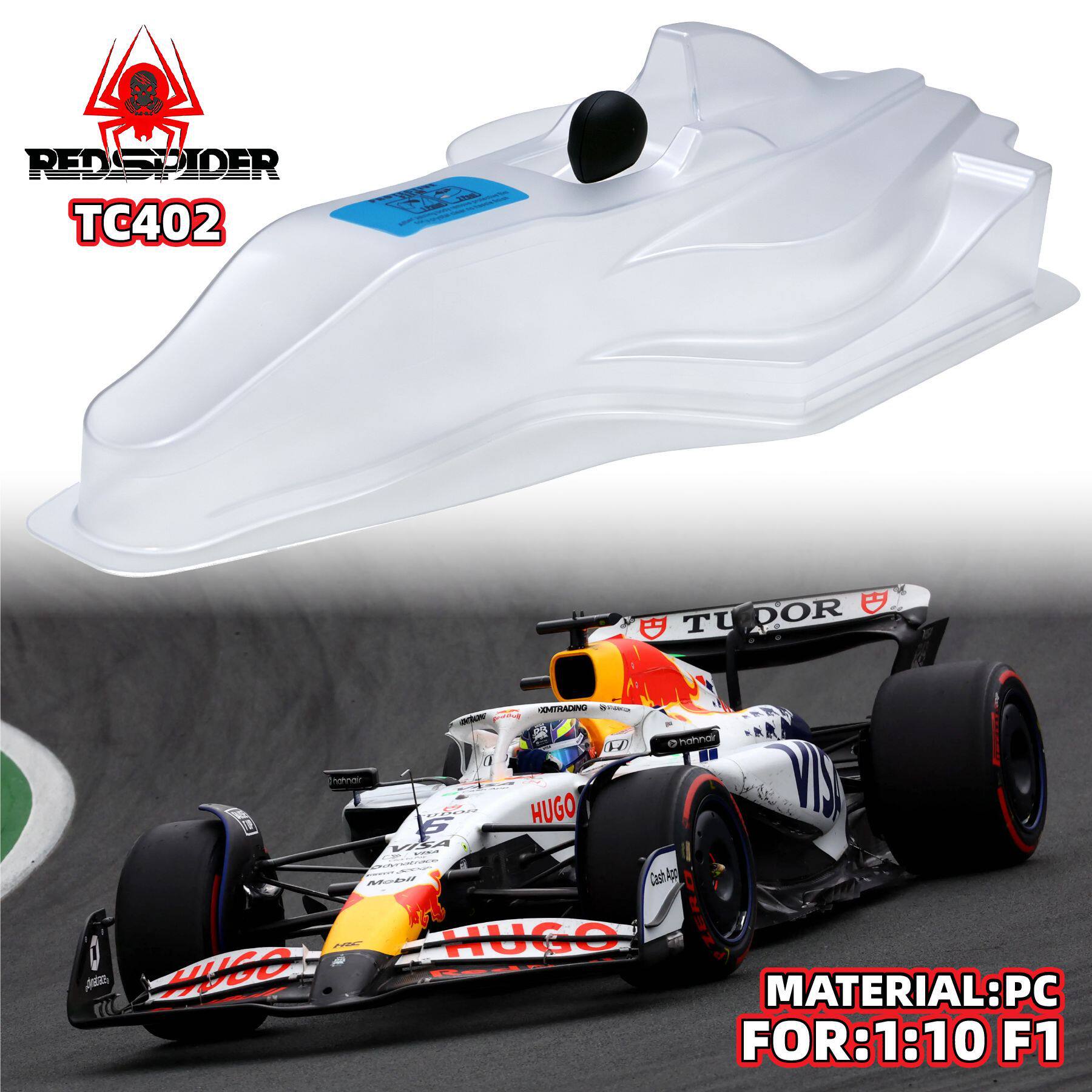 田宫1/10F1碳纤车架F22PC壳