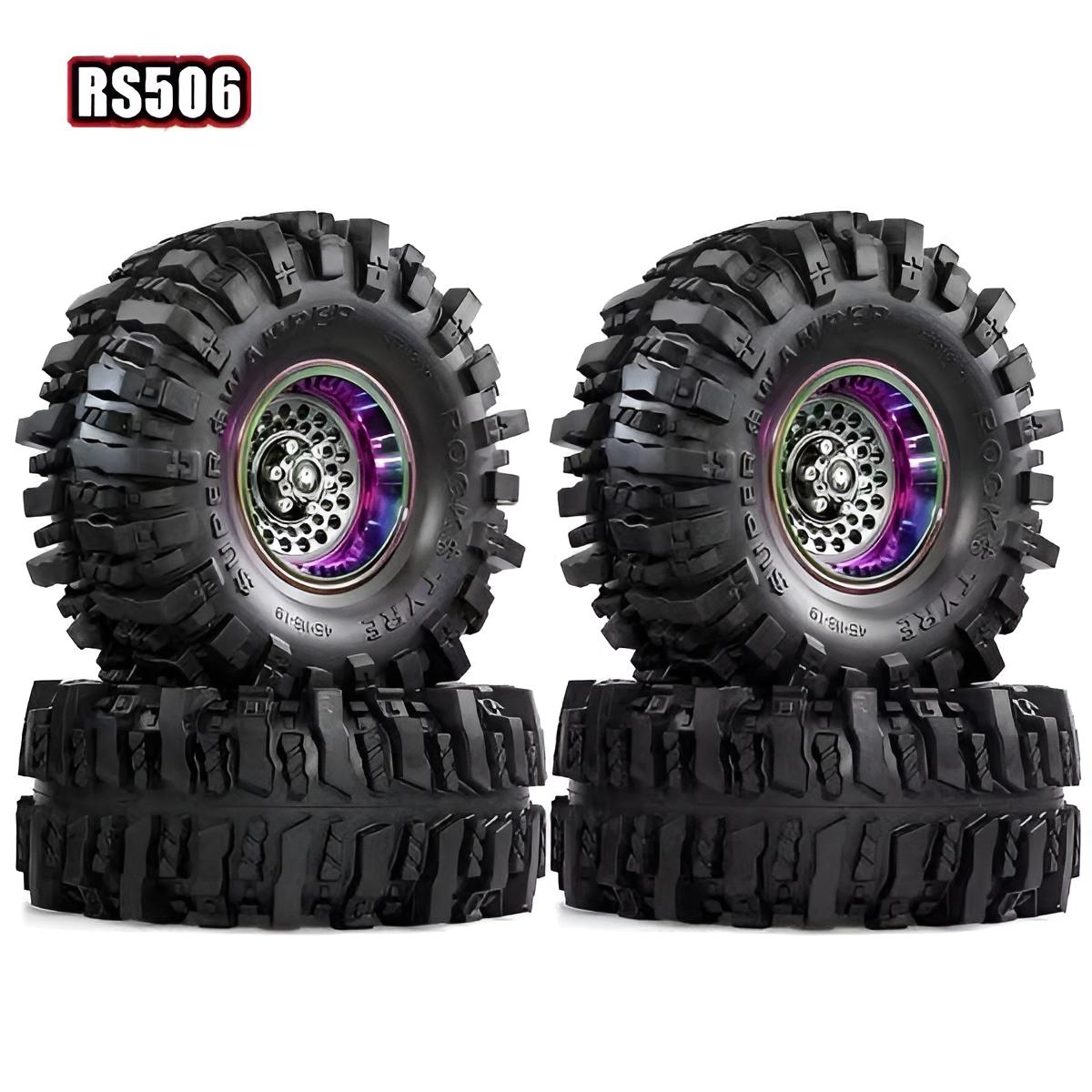 1.9寸金属轮毂轮胎适配TRX4/SCX1