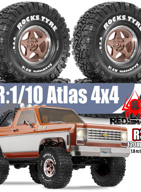 RS红蜘蛛1/10 FMS FCX10 丰田陆巡 Ford福特皮卡1.9寸轮毂+胎R334