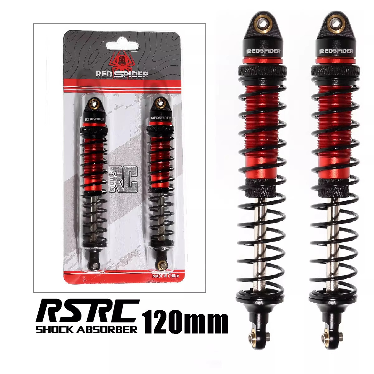 RS红蜘蛛1/8攀爬车易控4082 4083美嘉欣H8P 全金属 120MM避震R535 - 实物图