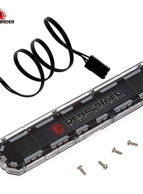 RS红蜘蛛1/14 田宫拖头LED红蓝黄警示灯泥头消防工程车警车灯R432