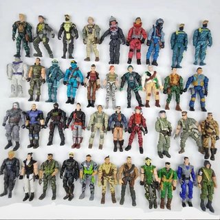 正版散货Lanard兰纳德兵人特种部队3.75寸1/18关节可动人偶