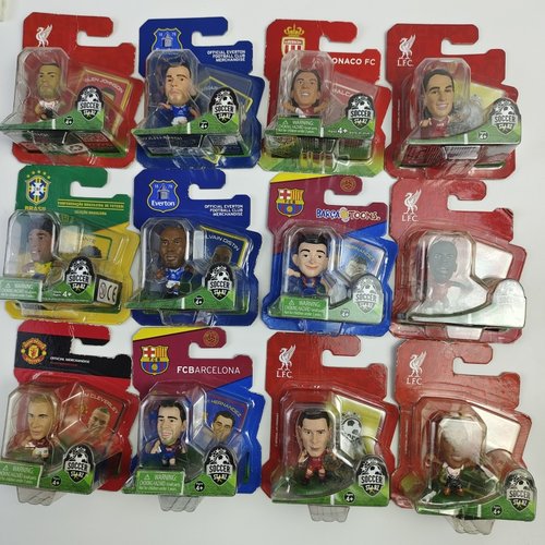 103-200正版Soccerstarz 足球明星公仔人偶摆件多款巴西曼联法国