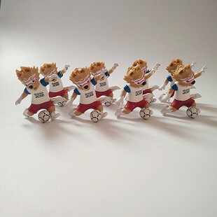 散货2018俄罗斯世界杯吉祥物 公仔摆件 扎比瓦卡