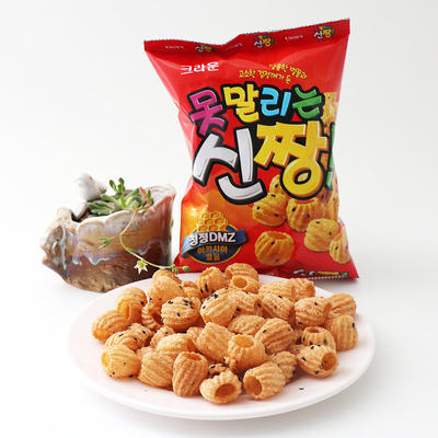 休闲韩国克丽安芝麻脆膨化食品