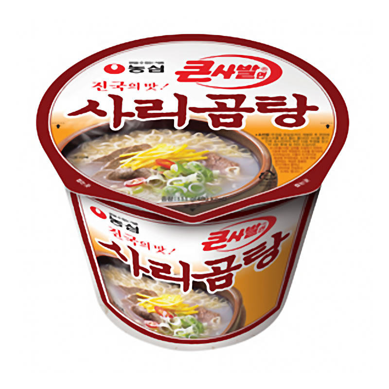农心牛骨汤面111g大桶韩国进口方便面速食泡面拉面碗面零食