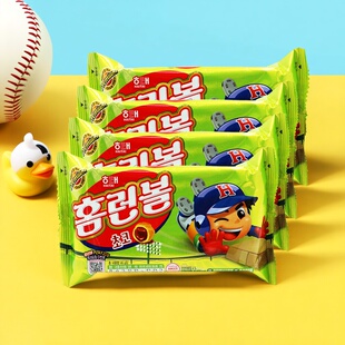 EXO伯贤同款 韩国进口食品海太泡芙球46g巧克力夹心饼干休闲小零食