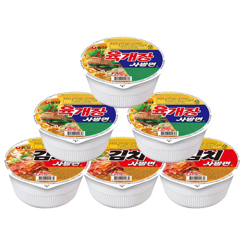 韩国进口农心辣白菜牛肉面碗面