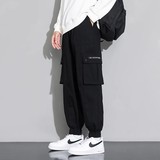 工装裤男款季美式复古宽松休闲潮牌春绿色束脚裤子主推款，男装工装外套，星座204-2