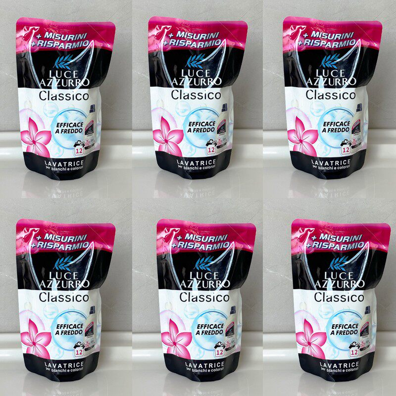 意大利LUCE AZZURRO菲斯安娜洗衣液浓缩高效去污护色500ml补充装