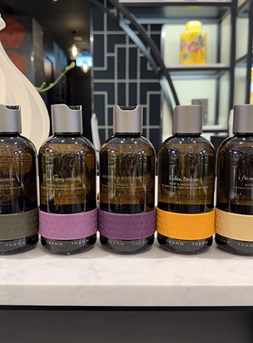 现货！泰国THANN庭润东方香木甜橙薰衣草柠檬草植物按摩精油295ml