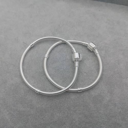 beads气质女925银素镯手镯