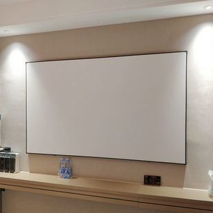 金属画框幕布抗光投影幕布新金属银幕投影屏幕布高增益投影幕布框架式4K超高清投影仪一体幕布抗光投影布幕布