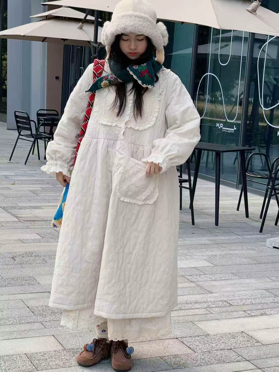 熊姑娘新款棉衣裙