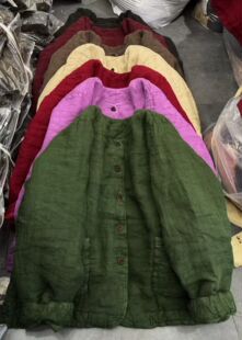 忆宿凡朴棉麻外套