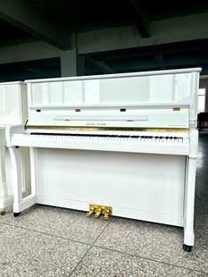 二手钢琴珠江京珠系列专业演奏儿童成人家用立式钢琴白色钢琴