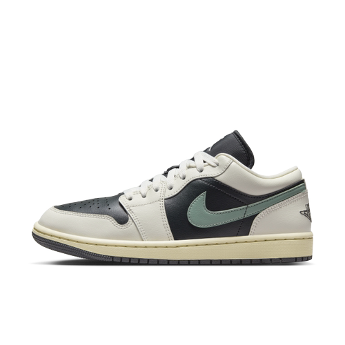 Nike Air Jordan 1 Low低帮板鞋女系带休闲运动鞋白绿DC0774-001