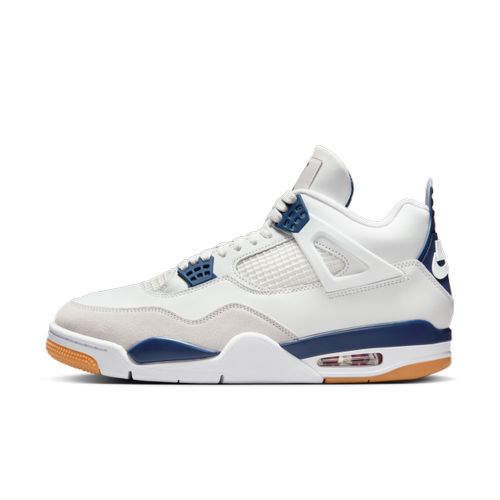 JORDAN Nike Air Jordan 4 AJ4白蓝男女耐磨复古篮球鞋DR5415-100
