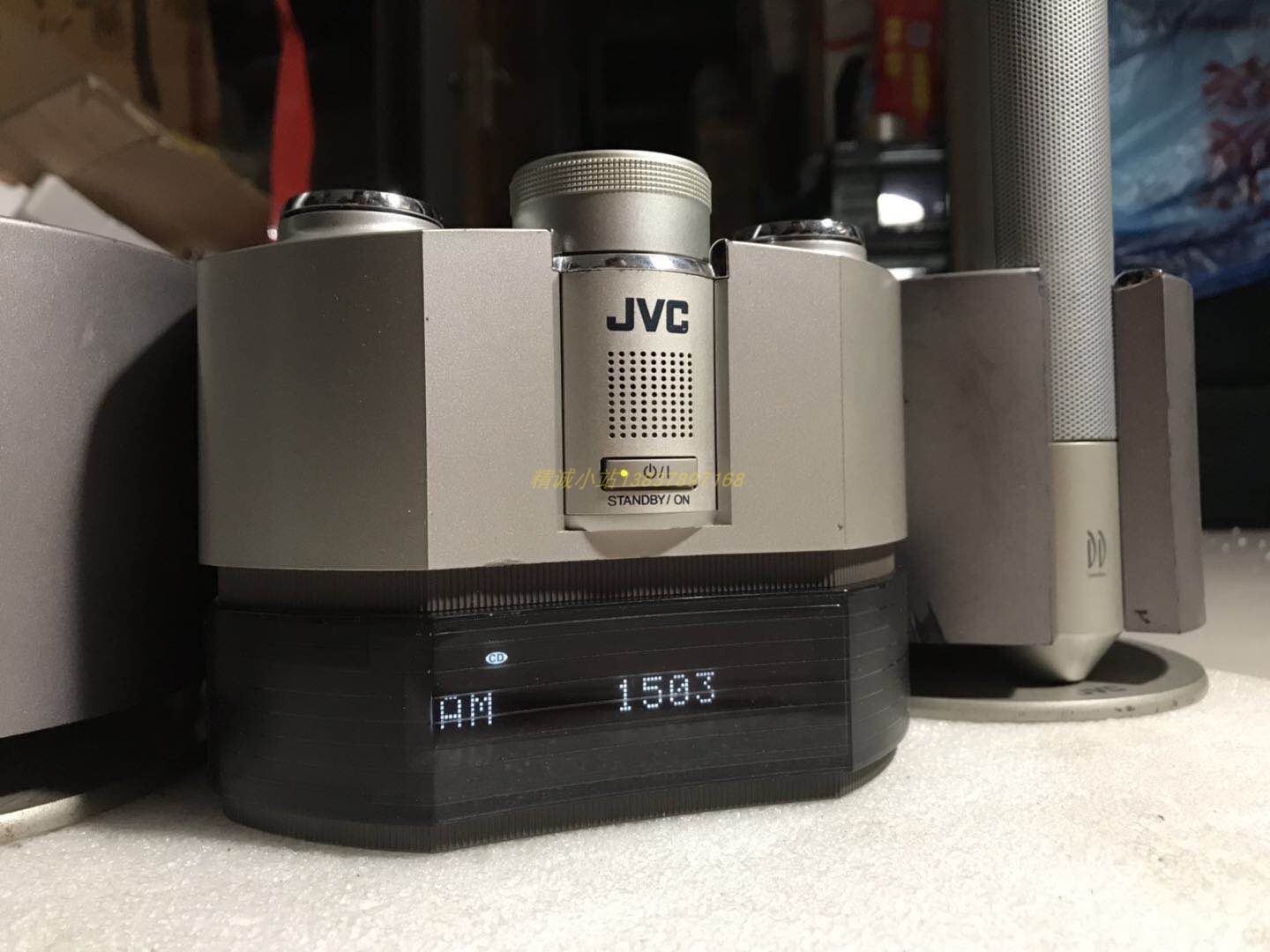 二手JVC胜利CA-FSX5微型发烧组合音响，功能全好的。